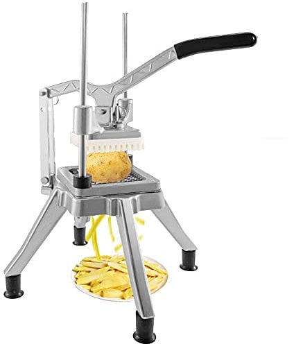 VEVOR Coupe Légumes Multifonctionnel de 1/4 Pouce Coupe-Frites Coupe Légumes en Cubes Utilisé pour Couper des légumes et des Fruits, notamment des concombres, des Pommes de Terre, des oignons