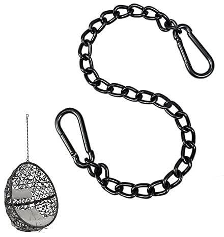 Catena Altalena, Catena per Sedia Amaca con Moschettone, Catena di Prolunga per Sedia Amaca, Catena per Sedie Pesanti da Esterno, Utilizzato per Sedie Sospese, Amache, Sacchi di Sabbia, Yoga Aereo