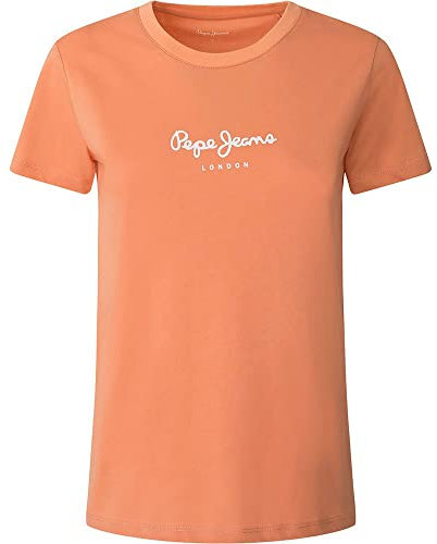 Pepe Jeans Damen Wendy T-Shirt, Pfirsich, S, pfirsich, Small