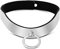 Mens-Shop24 Ergonomisches Halsband Halsreif Halsfessel Edelstahl gebürstet O-Ring (BS-1912) (Innen(Ø):130-135mm)