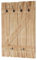 Mendler Wandgarderobe HWC-D13AM, Garderobe Garderobenpaneel, 6 Haken 91x60cm - Kiefer