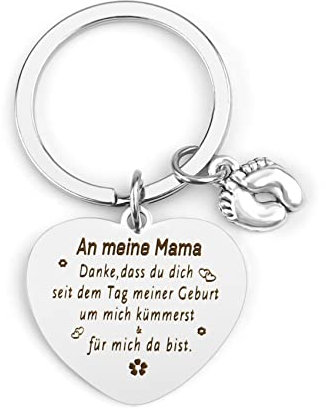 BOMEON Schlüsselanhänger Mama,Mama Geschenk,Geburtstagsgeschenk für Mama,Muttertagsgeschenke für Mama,Mutter Tochter Geschenk,Geschenke für Mama,Geschenkideen für die Mutter Weihnachten