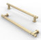 FURNIWARE Pack of 10 Cabinet Handles Brass Kitchen Door Handles Hardware Drawer Pulls Kitchen Cabinet Door Handles Pull-192mm(7.6 Inch) Hole Center