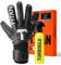 T1TAN Classic 1.0 Black-Out + Turboglu - Torwarthandschuhe und Grip Booster - ohne Fingerschutz - Fußballhandschuhe für Torhüter - Größe 9
