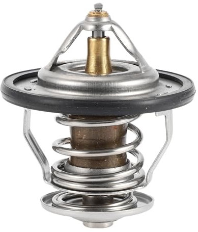 INFINAUTO Termostato De Coche Termostatos De Refrigerante De Motor No.2550022250 Para Kia Sedona 1999-2007 Tono Plateado De Metal 1 pc