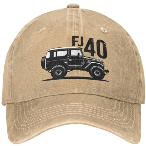 LYLQSSYS Land Cruiser FJ40 Outfits Unisex Baseball Caps Landcruiser FJ 40 Off Road Hüte Cap Classic All Seasons Travel Adjustable Sun Cap Geschenk