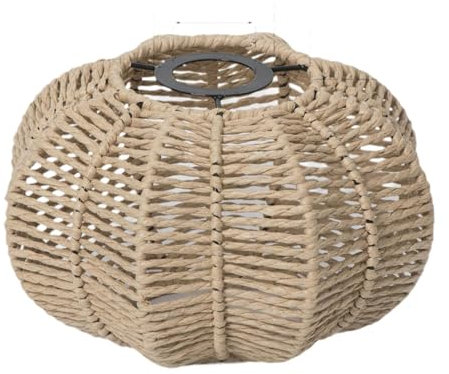 MagiDeal Abat-Jour en Corde de Papier pour Lampe de Plafond, Abat-Jour tissé pour luminaire de Salon, L