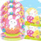 QYEHF Pasqua Piatti di Carta Easter Set 40 Pezzi, buona Pasqua per decorazioni per feste di Pasqua,Decorazione Festa di Pasqua, Coniglietto di Pasqua Piatti,piastra,Asciugamano di carta, 20 Ospiti