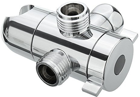 3 Way Ventil Umstellventil Umsteller Umschalter Duschkopfhalterung für Duschsystem