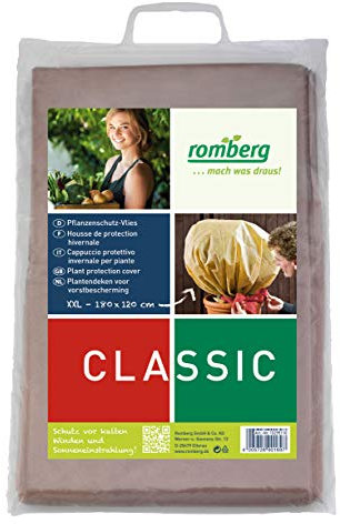 Romberg 10295110 Pflanzenschutz-Vlieshaube XL (180 x 120 cm) (Winterschutz)