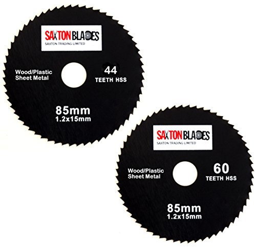 Saxton 85mm HSS Circular Saw Blade Pack A Worx Worxsaw Bosch Makita Ryobi etc