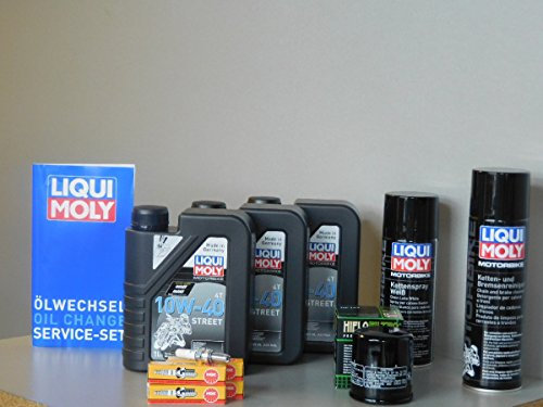 Set di manutenzione Yamaha FZ8 Fazer filtro olio olio candela servizio ispezione cambio olio