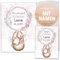 OLGS U-Heft-Hülle inkl. Impfpass Hülle 3-teiliges Set Cute Bunny Hase | Untersuchungsheft- & Impfpasshülle schöne Geschenkidee mit Namen & Geburtsdatum (Uhefthüllen personalisiert, Fiona)