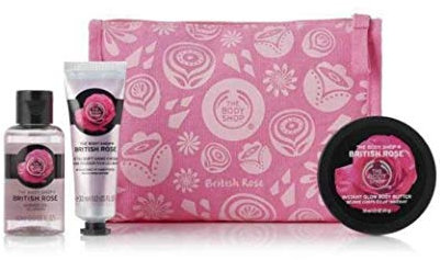Body Shop Soft British Rose Delights Bag