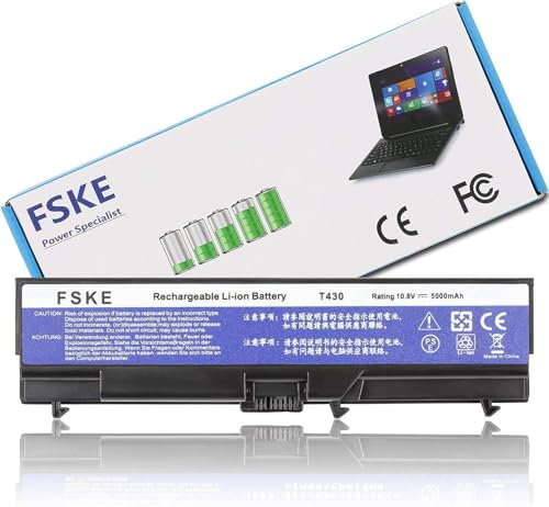 FSKE Ersatzakku für Lenovo 0A36282 0A36307 0A36306 0A36305,ThinkPad X220I X220S X230 X230I Notebook Battery, 11.1V 5000mah 6-Zelle