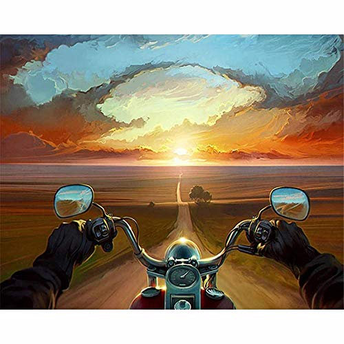 Yingxin34 Puzzle 5000 Teile, Puzzle für Erwachsene, Puzzle Erwachsene anspruchsvoll Lok fährt auf der Autobahn Geschicklichkeitsspiel für die ganze Familie