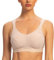 AGONVIN Damen Sport BH Starker Halt Große Brüste Acvive High Support Lauf Fitness Yoga Bra Hell beige 85C
