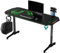 Ultradesk FRAG V3 Scrivania LED RGB per Giocatori - Tavolo da Gioco Struttura in Acciaio - Spazio per due Monitor - Futuristiche - Spazio per le Gambe e Altro - Accessori Inclusi, 150x60cm, Verde