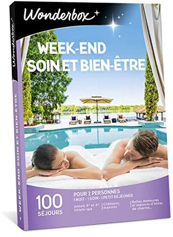 Wonderbox Week-End Soin Et Bien-être - Coffret Cadeau Idée Cadeau Séjours