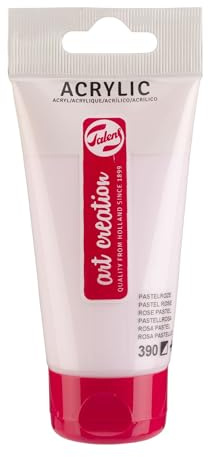 Talens Art Creation Acrylfarbe Tube - Pastellrosa 390-75 ml - Halbdeckend, hervorragende Lichtechtheit, schnell trocknend, vielseitig einsetzbar