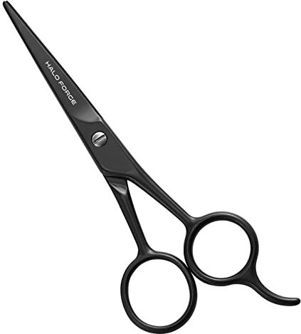 HALO FORGE Forbici Professionali Per Baffi e Barba: Piccole Cesoie Per Barba in Acciaio Inox Affilate Per La Cura Personale Degli Uomini, Per Rifinire Con Precisione Baffi, Peli Del Viso,14cm