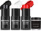 BOBISUKA Halloween Peinture Visage (Noir+Blanc+Rose) avec Poudre de Réglage, Peinture Corporelle Face Paint Stick pour Théâtre, Fêtes, Evénements Scolaires, Carnavals, Clowns, Squelettes, Zombies