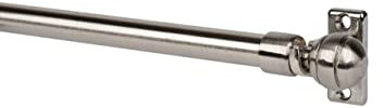 Twoja Pszczółka Gardinenstange MINI – Fenstergardinenstangen - Scheibengardinenstangen Ausziehbar – Cafehausstange - Scheibengardinen Halterung - Gardinenstange Metall – 40-60cm