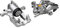 HELLA PAGID 8AN 355 799-021 Bremssattel - AN9902 - Bremssystem: ATE - Neuteil ohne Pfand - für u.a. OPEL / VAUXHALL