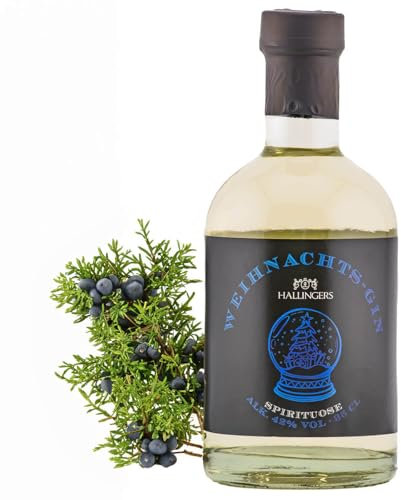 Hallingers Weihnachtlicher Premium-Gin - Made in Germany