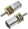 CHANCS N20 Small Dc Motor 12V 250RPM Shaft Length 10mm Geared Motor with Metal Gearbox Motor for DIY RC Toys 2PCS