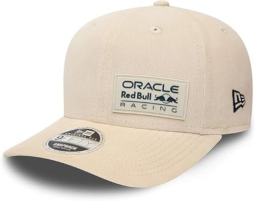 New Era Red Bull Racing F1 Cord Light Beige Cream 9FIFTY Original Fit Snapback Baseball Cap Uni, beige, S/M