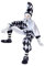 Baoblaze Clown Puppe R13-G, Porzellan Clown Doll, Hängende Füße Kollektion, 38 cm, Schwarz-weiss, Party, Unisex, Handgefertigt, Einzigartiges Design, Exquisite Handwerkskunst