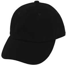 Riki Browns Cappello Uomo Baseball Inverno Lana Berretto Cappellino Visiera Regolabile Nero