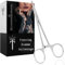 SCHWERTKRONE Pinza per piercing per orecchini e sfere, 14 cm, Acciaio Inox