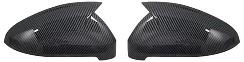 LECREA Spiegelgehäuse, für Audi A4 S4 RS4 B9 2016-2020 A5 S5 RS5 8W6 Außenspiegel, Spiegelkappe,Carbon Fiber