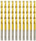 Titan HSS Metallbohrer 3.5mm x 70mm x 10pcs Professional Geschliffen Kobalt Spiralbohrer fur Edelstahl und Metall