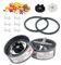 2 Stück Ersatz Entsafter Klingen für NutriBullet 600W/ Nutribullet Pro 900W, Mixer Ersatzteile mit Silikon O-Ring, Mixer-Klingen für Blender Blade Ersatzteile (Grau)