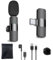HZBWCO USB-C Kabelloses Lavalier-Mikrofon, Plug-Play Wireless Ansteckmikrofon mit Rauschunterdrückung für Vlogging, Video, Podcast, Interview, TikTok,YouTube-Aufnahme(1 Mics)