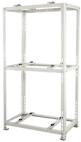 3-lagige Halterung Klimaanlage Außengerät, Mini Klimaanlage Split, für Split-Klimaanlagen-Kondensatoren, mit Vibrationsdämpfenden Pads(45x80x150cm/18x31x59in)
