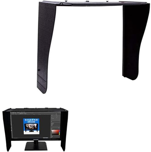 Computer Monitor Hood, Desktop Computer Privacy Cover, Anti-stray Light, Anti-peeping Visor, Suitable for Monitor Outer Frame Width 41-66 Cm