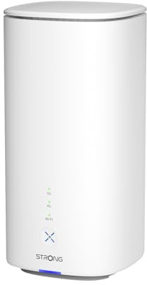 STRONG Router 5G con SIM, WiFi 7 BE3600 Dual Band, Router WiFi con SIM fino a 3,2 Gbps, Gigabit LAN/WAN, WAN Backup, NFC One-Tap, 8K Streaming, Router per Casa e Ufficio | Router WiFi con SIM fino a 3,2 Gbps, Gigabit LAN/WAN, WAN Backup, NFC One-Tap, 8K Streaming, Router per Casa e Ufficio