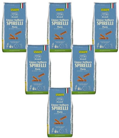 Rapunzel Bio Emmer-Spirelli Vollkorn (6 x 500 gr)