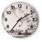 Modern Wanduhr Bambus schwarz China 40x40cm Rund Groß Wand Uhr Glas Analog Zimmeruhren Küche Büro Wohnzimmer Glasuhr Wall Clock Dekoration Design Wanddekoration Küchenuhr C4AR40x40-3116