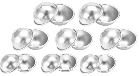 Badebombe Formen DIY Badebombe Kit für Crafting handgemachte Spa Bomb Fizzy Crafting Formen DIY Machen Lieferungen, Runde Kugel Form(Set 4)