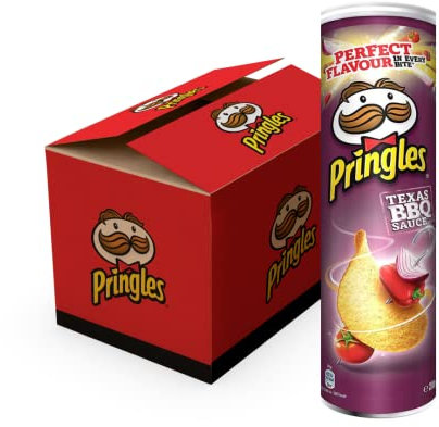 Pringles Texas BBQ 165 gr - tray 9 stuks