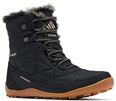 Columbia Minx Shorty, Stivale Donna, Black/Khaki II Minx Shorty 3, 36 EU