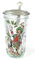 RB Glaskrug mit Zinndeckel in Jagd Horn Form mit Jagd Motiv 300ml