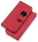 Bartern Samsung Galaxy A02s Hülle, Tierkarikatur Klapphülle Flip Cover Case, Magnet Handyhülle mit Kartenfach Standfunktion Schutzhülle PU Leder Wallet Case für Samsung A02s,Rot