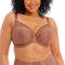 Elomi Women's Matilda Underwire Embroidered Plunge Bra, Sheer, Clove, 40JJ US