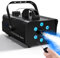 Nebelmaschine 1200W Rauchmaschine mit 6 farbigen LED Lichtern RGB Verblassen Effekt- 5600 CFM Mini-Party-Nebelmaschine mit Drahtlose fernbedienung für DJ Disko Hochzeiten Halloween Weihnachten